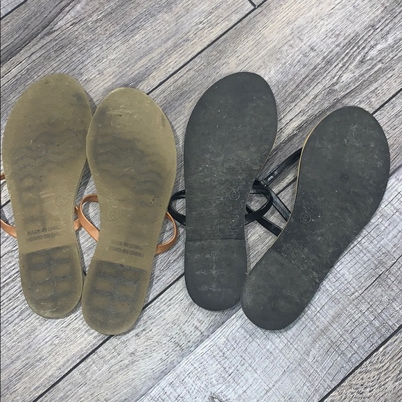 Old Navy Thong Sandal Bundle - nude and black - Picture 2 of 2